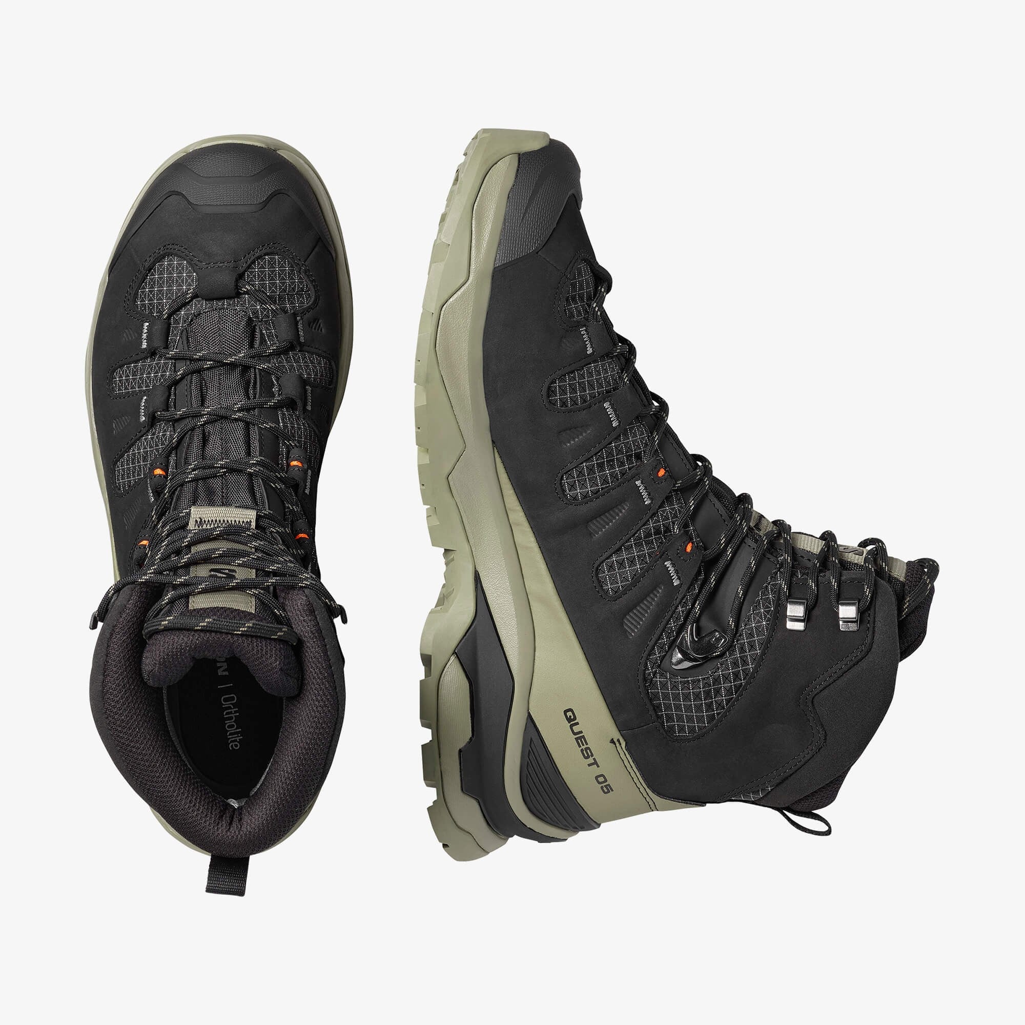 Salomon QUEST 5 GORE-TEX Erkek Outdoor Botu Black L47957100 - Black - L47957100 - image 2
