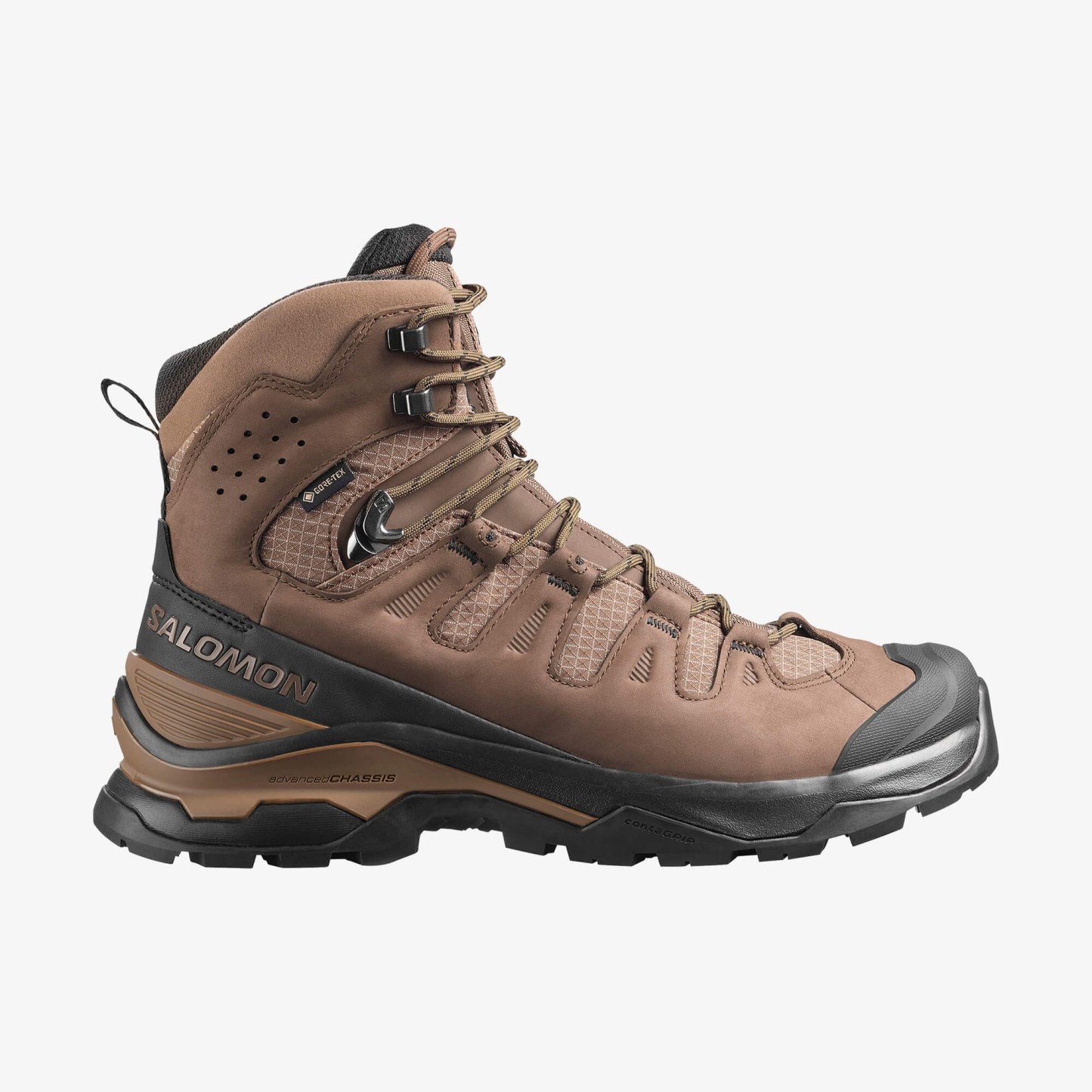 Salomon QUEST 5 GORE-TEX Erkek Outdoor Botu Black L47957100 - Dark Earth - L49138500 - image 1
