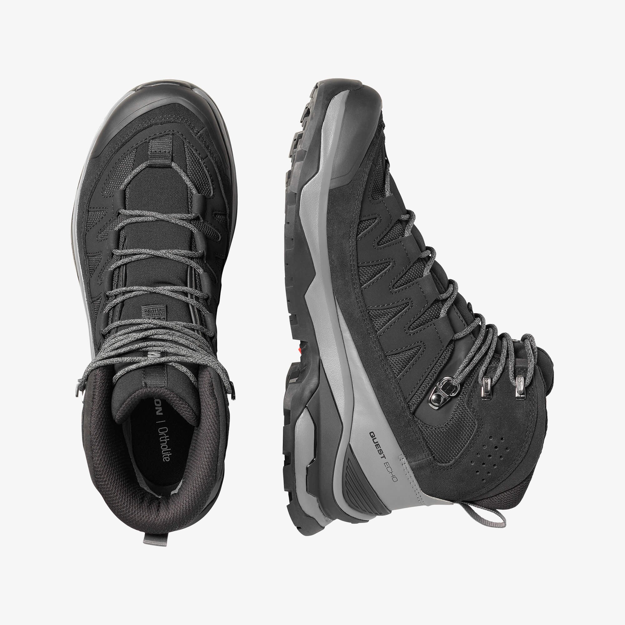 Salomon QUEST ECHO GORE-TEX Erkek Outdoor Botu Walnut L49146400 - Black - L49212700 - image 2