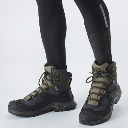 Salomon Quest Element Gore-Tex Erkek Outdoor Botu - Kahve - Yeşil - L41457100 - image 4