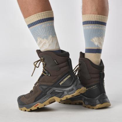Salomon Quest Element Gore-Tex Erkek Outdoor Botu - Yeşil - Kahve - L47216100 - image 6