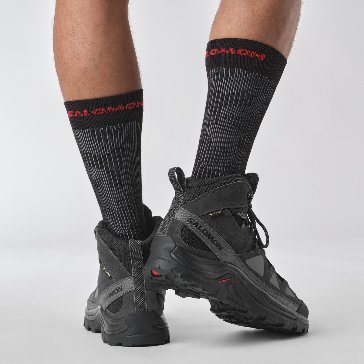 Salomon Quest Rove Gore-Tex Erkek Outdoor Botu - Kahve - Siyah - L47181300 - image 6