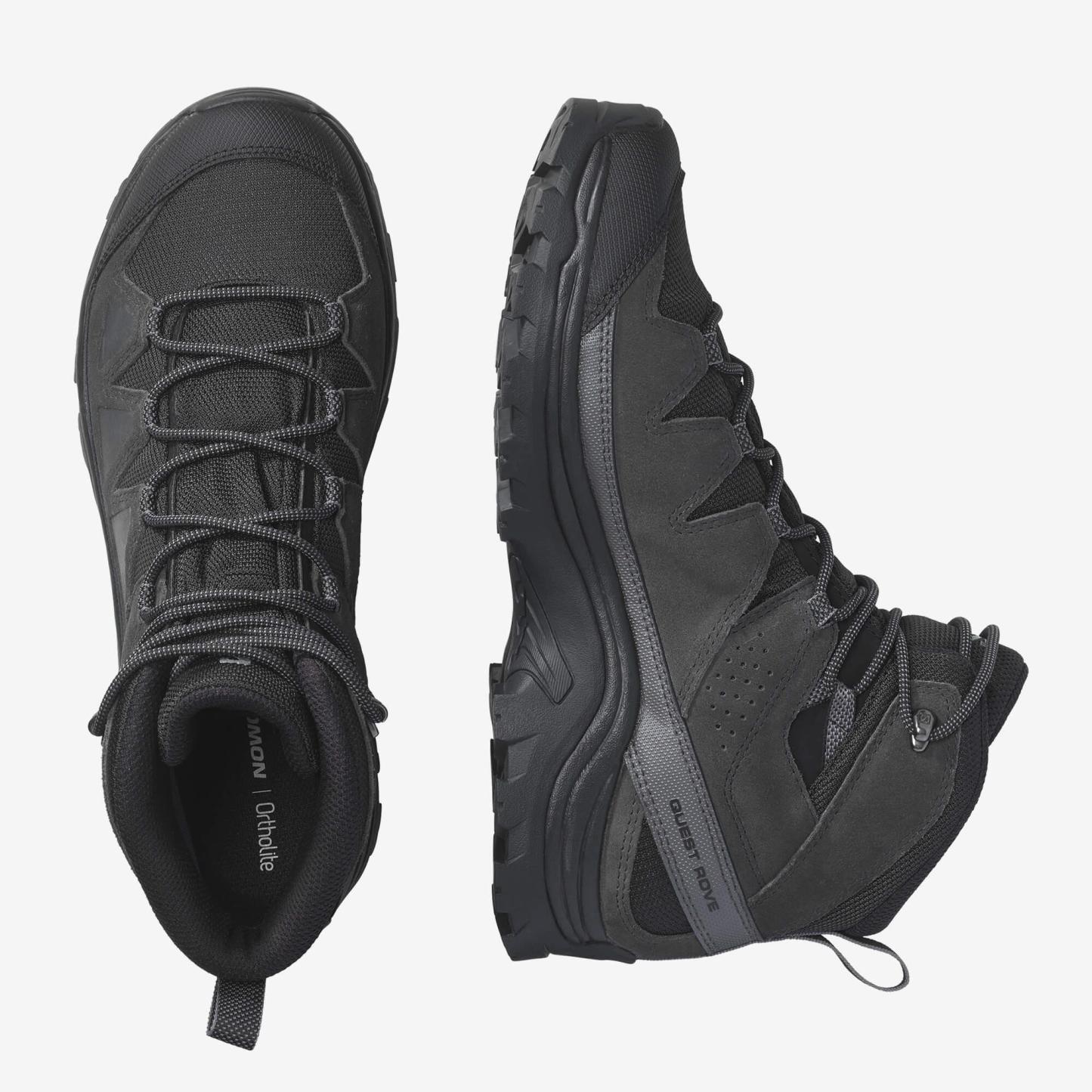 Salomon Quest Rove Gore-Tex Erkek Outdoor Botu - Siyah - Siyah - L47181300 - image 2