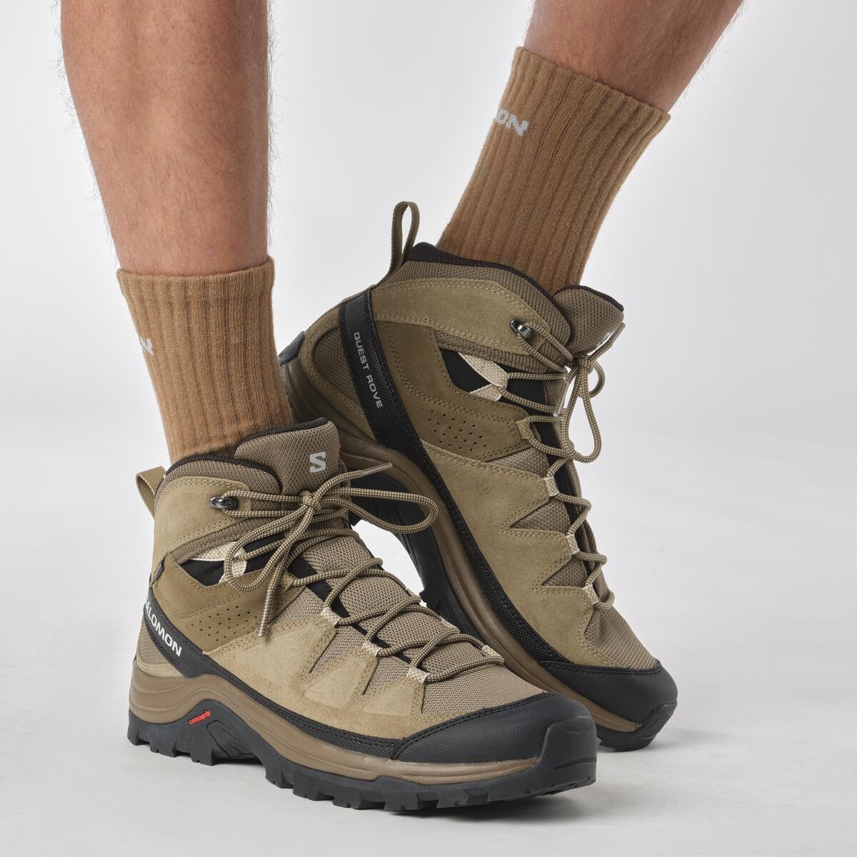 Salomon Quest Rove Gore-Tex Erkek Outdoor Botu - Kahve - Kahve - L47181400 - image 5