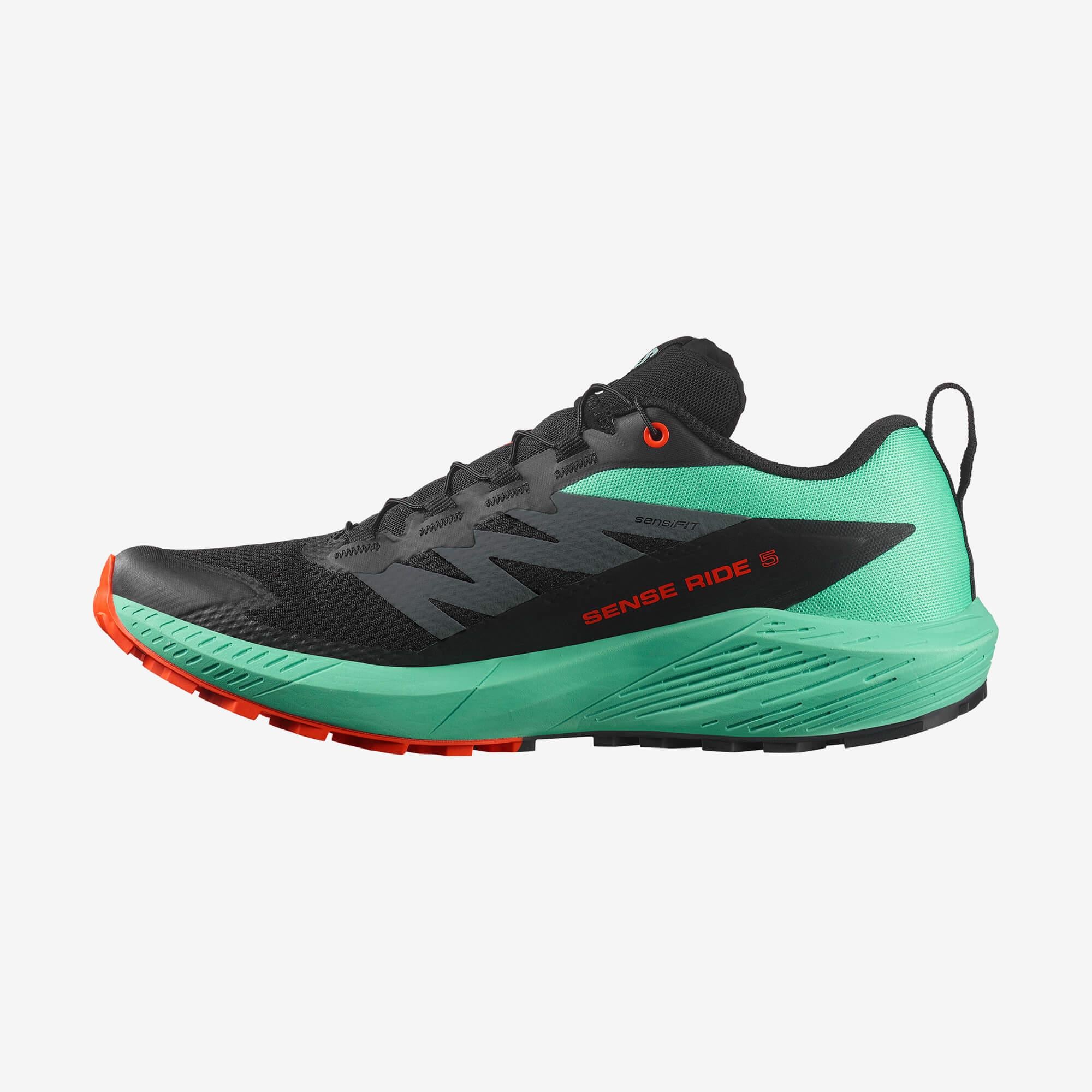 Salomon Sense Ride 5 Erkek Koşu Ayakkabısı - Siyah - Siyah [L47698200] - L47698200 - image 3