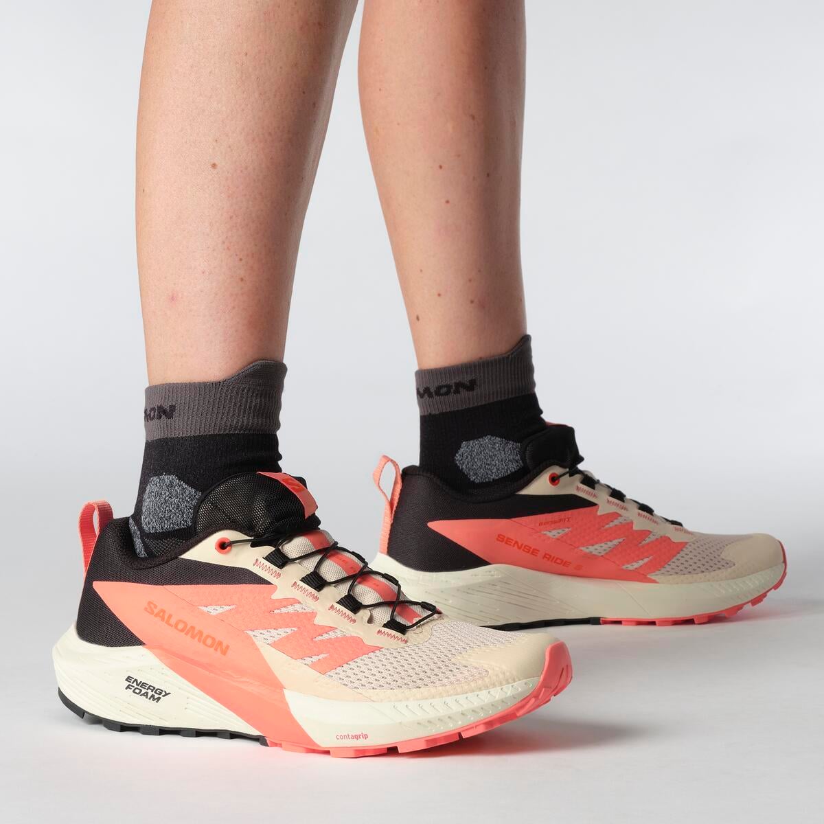 Salomon Sense Ride 5 Kadın Koşu Ayakkabısı - Yeşil - L47808700 - L47808700 - image 7