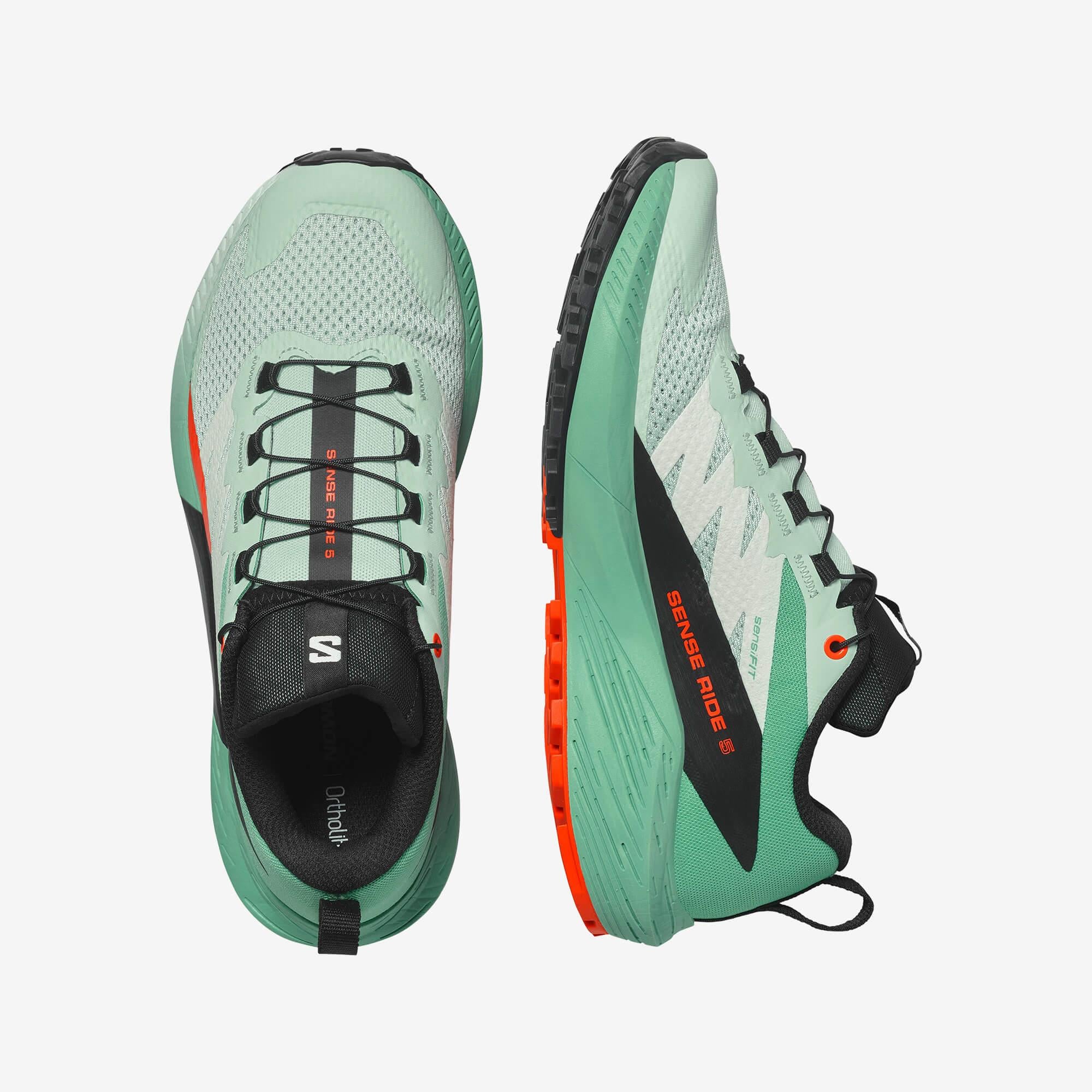 Salomon Sense Ride 5 Kadın Koşu Ayakkabısı - Yeşil - Yeşil - L47698300 - image 2