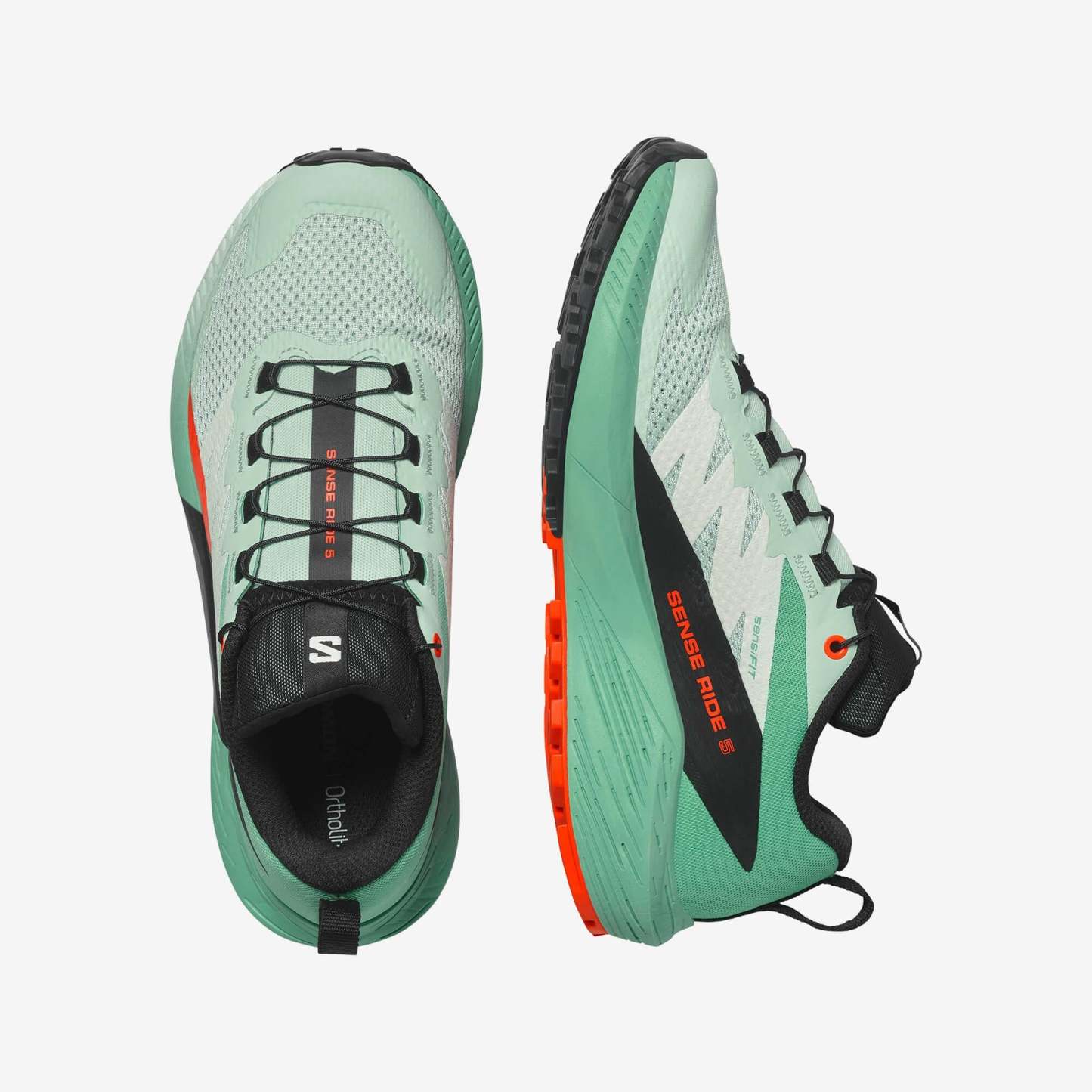 Salomon Sense Ride 5 Kadın Koşu Ayakkabısı - Yeşil - Yeşil - L47698300 - image 2