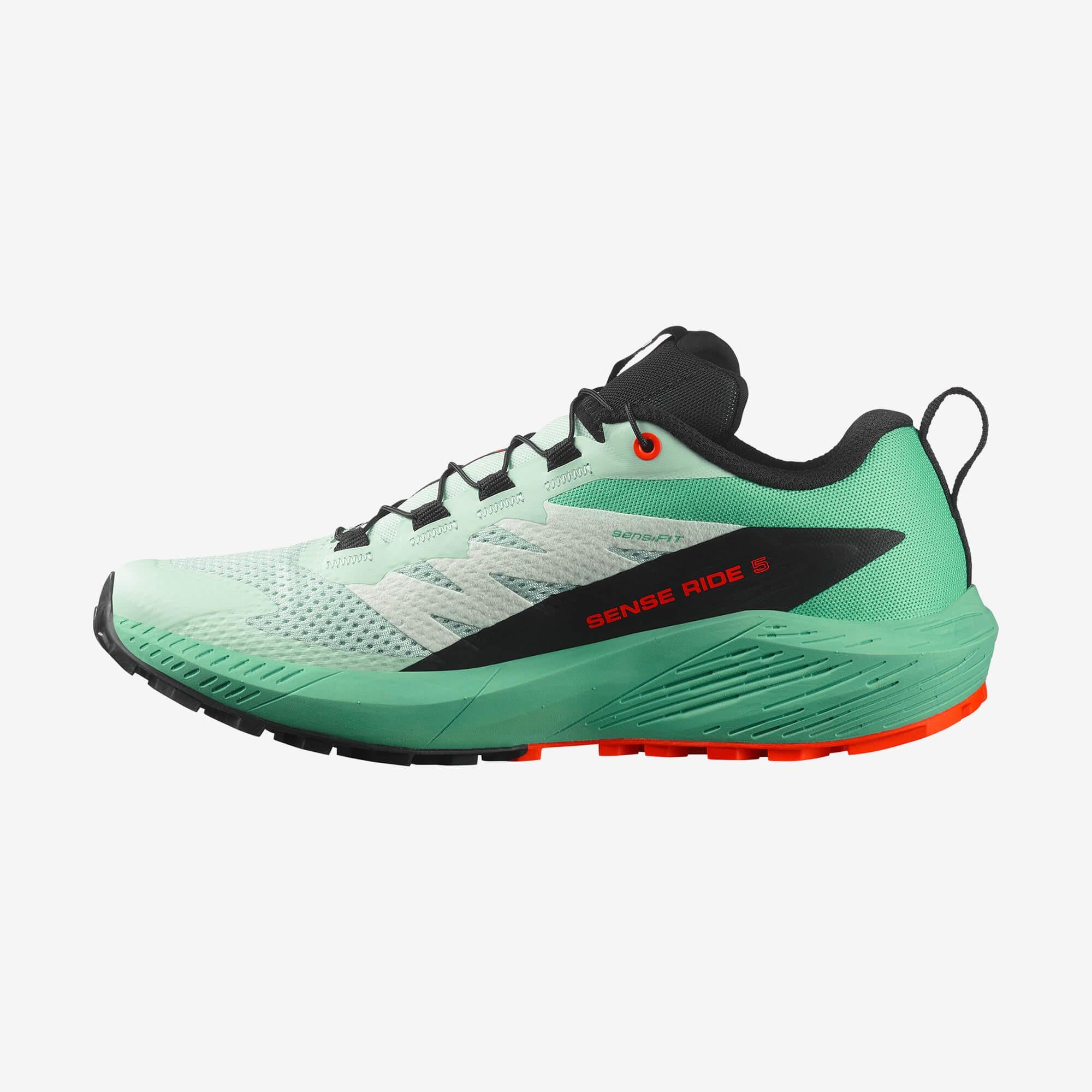 Salomon Sense Ride 5 Kadın Koşu Ayakkabısı - Yeşil - Yeşil - L47698300 - image 3