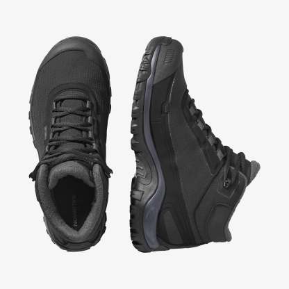 Salomon SHELTER WATERPROOF Kadın Outdoor Botu Plum Kitten L47855200 - Kadın Outdoor Botu Black - L47855000 - image 2