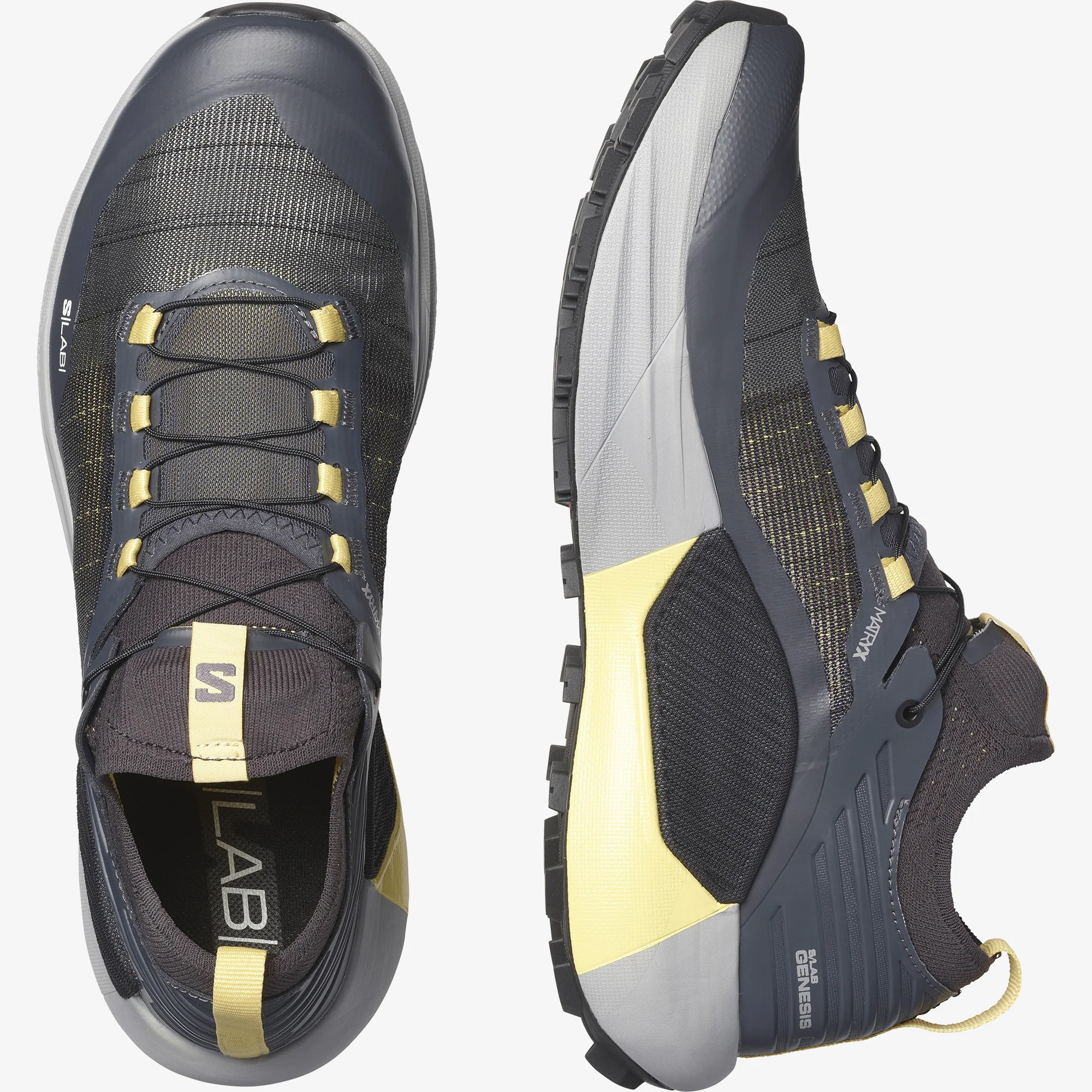 Salomon S/LAB Genesis Unisex Koşu Ayakkabısı - Siyah - Gri - L41673200 - image 2