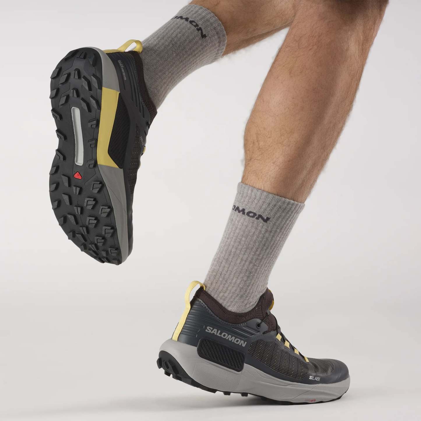 Salomon S/LAB Genesis Unisex Koşu Ayakkabısı - Siyah - Gri - L41673200 - image 5