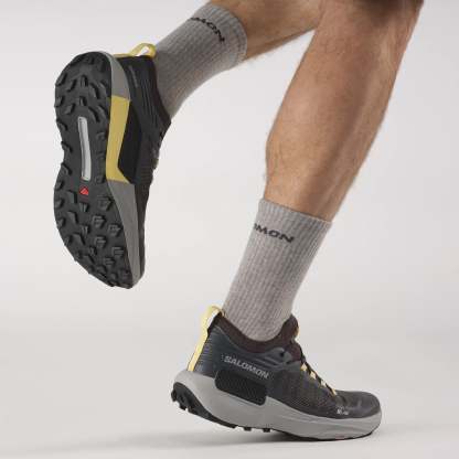 Salomon S/LAB Genesis Unisex Koşu Ayakkabısı - Siyah - Gri - L41673200 - image 5
