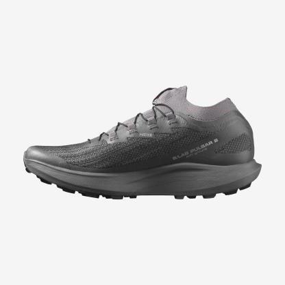 Salomon S/LAB Pulsar 2 SG Unisex Koşu Ayakkabısı - Gri - Gri - L47170900 - image 3