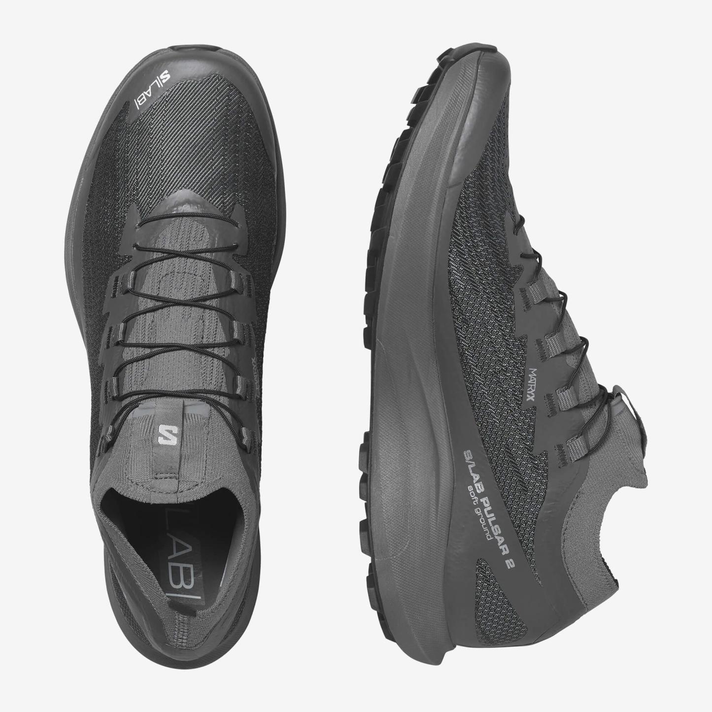 Salomon S/LAB Pulsar 2 SG Unisex Koşu Ayakkabısı - Gri - Gri - L47170900 - image 2