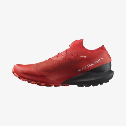 Salomon S/LAB Pulsar 3 Unisex Koşu Ayakkabısı - Kırmızı - Kırmızı - L47386700 - image 4