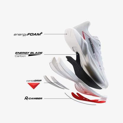 Salomon S/LAB Spectur Unisex Koşu Ayakkabısı - Beyaz - Beyaz - L47376000 - image 6