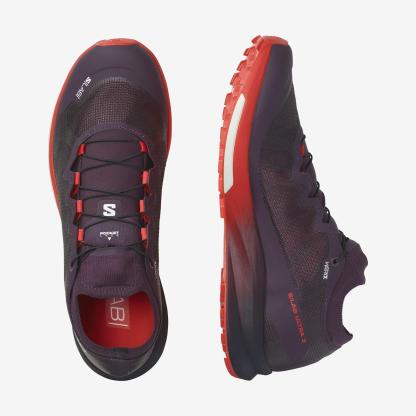 Salomon S/LAB Ultra 3 V2 Unisex Koşu Ayakkabısı - Kırmızı - Kırmızı - L47188800 - image 2