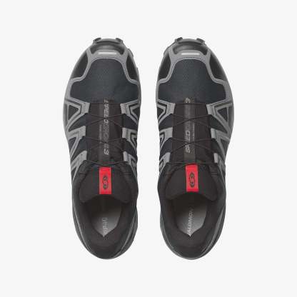 Salomon SPEEDCROSS 3 GORE-TEX Unisex Sneaker Lunar Rock L47731800 - Black - L47731700 - image 2