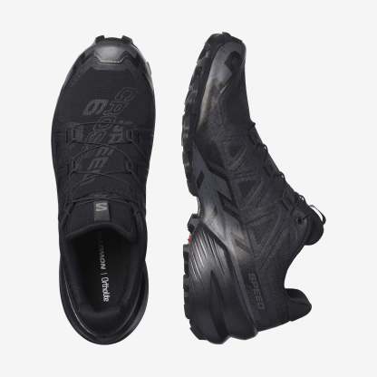 Salomon SPEEDCROSS 6 GORE-TEX Erkek Koşu Ayakkabısı Poseidon L47764900 - Siyah [L41738600] - L41738600 - image 2