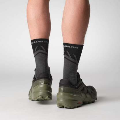 Salomon SPEEDCROSS 6 GORE-TEX Erkek Koşu Ayakkabısı Poseidon L47764900 - Black [L47584100] - L47584100 - image 8