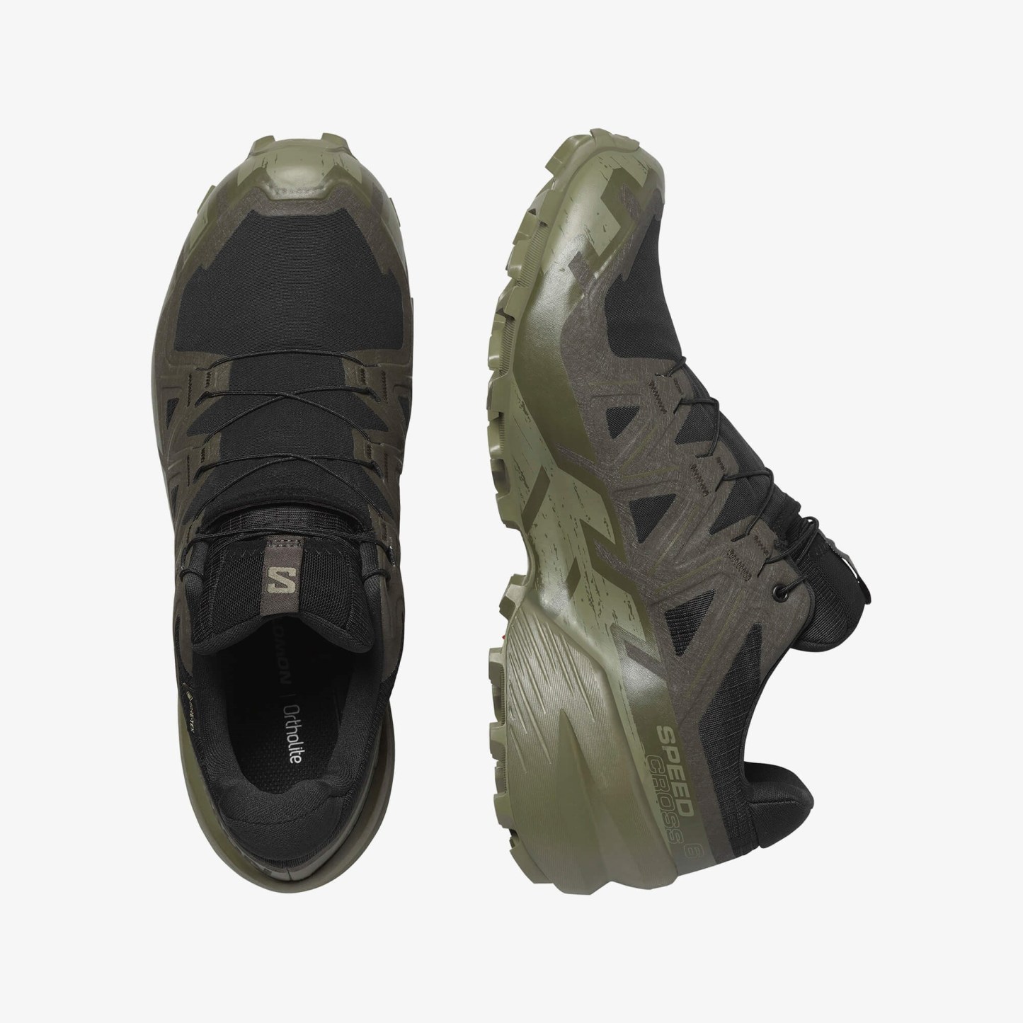 Salomon SPEEDCROSS 6 GORE-TEX Erkek Koşu Ayakkabısı Black L47584100 - Black [L47584100] - L47584100 - image 2