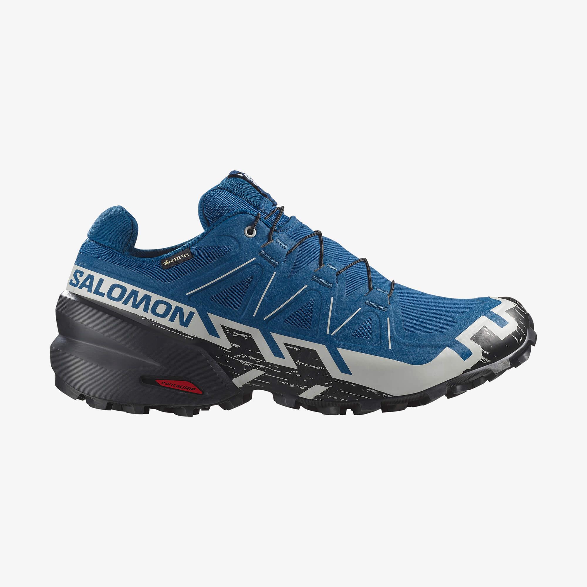 Salomon SPEEDCROSS 6 GORE-TEX Erkek Koşu Ayakkabısı Black L47584100 - Poseidon - L47764900 - image 1