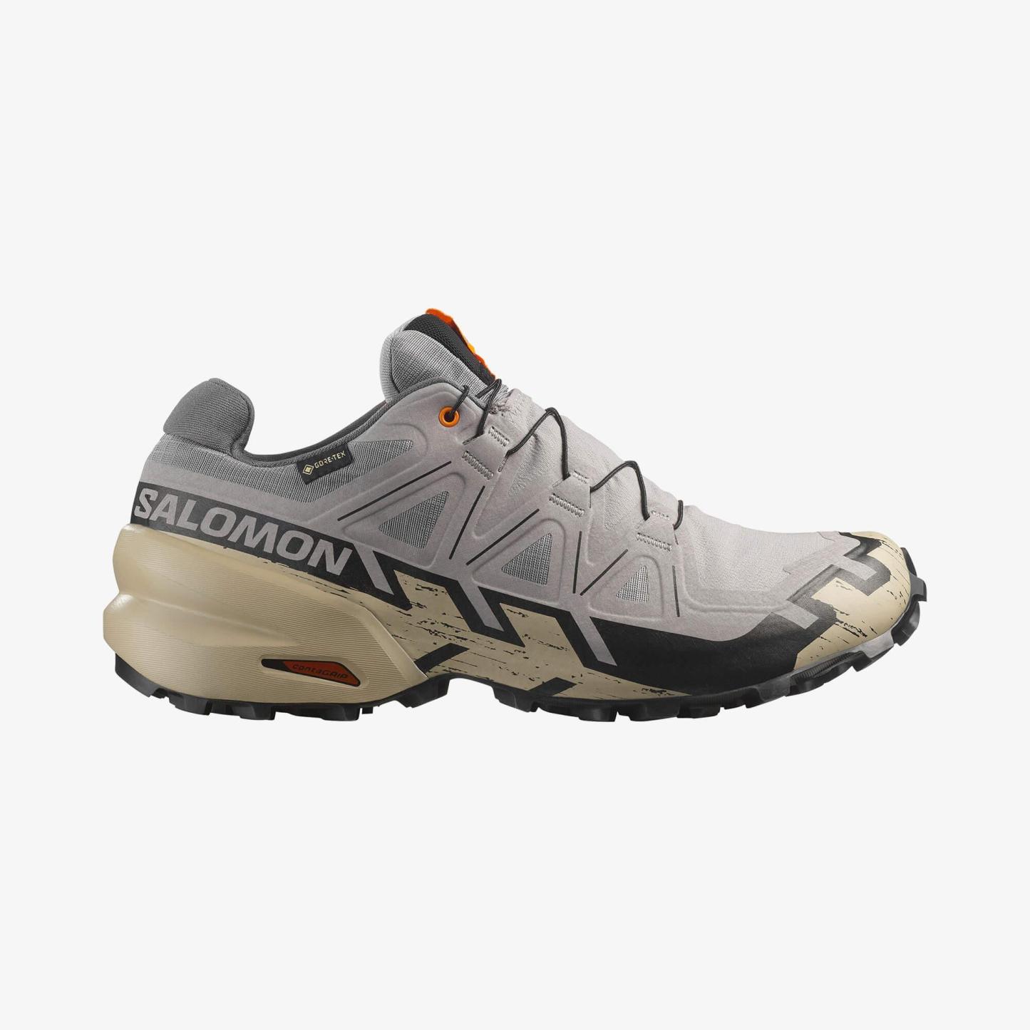 Salomon SPEEDCROSS 6 GORE-TEX Erkek Koşu Ayakkabısı Black L47584100 - Gull - L47853400 - image 1