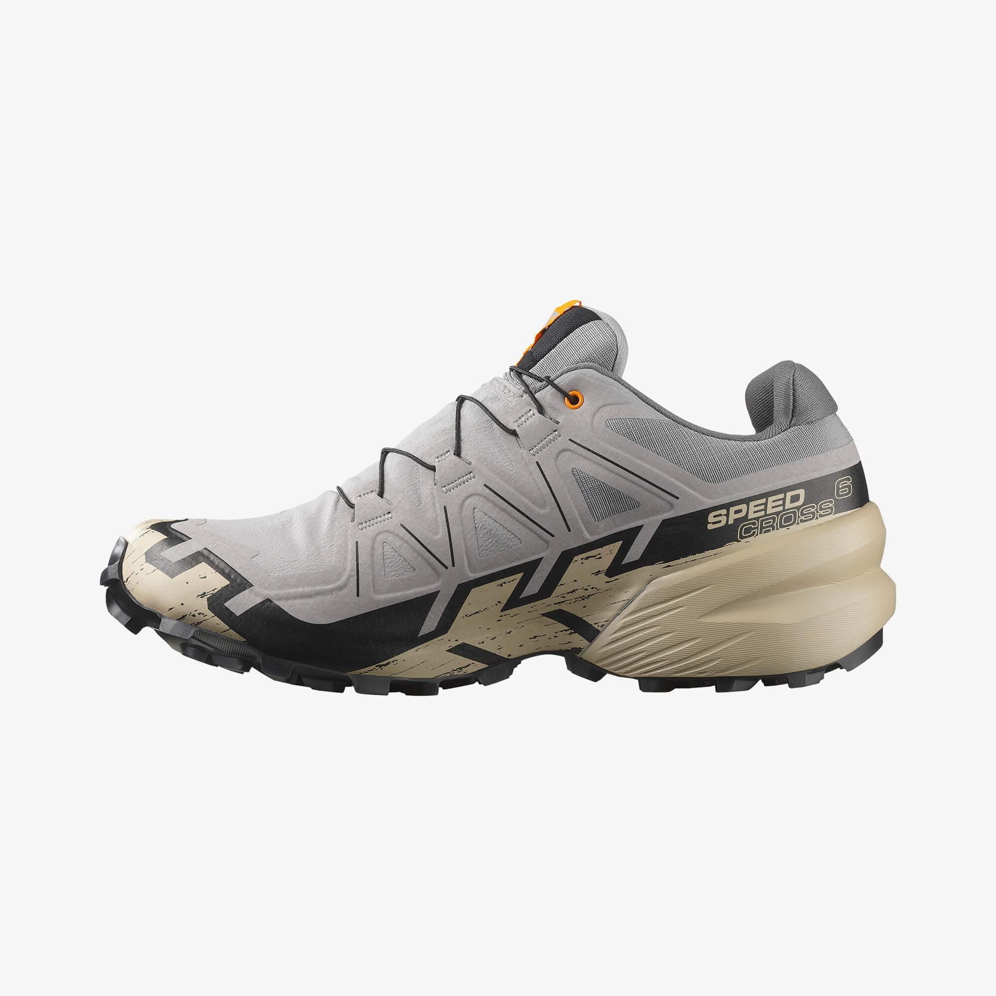Salomon SPEEDCROSS 6 GORE-TEX Erkek Koşu Ayakkabısı Black L47584100 - Gull - L47853400 - image 3