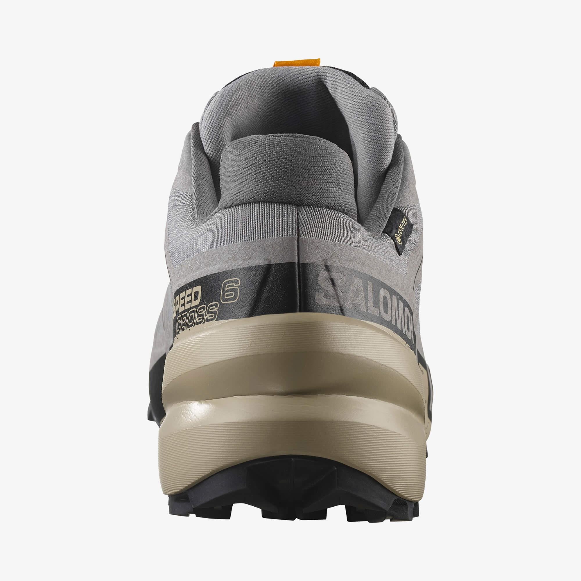 Salomon SPEEDCROSS 6 GORE-TEX Erkek Koşu Ayakkabısı Black L47584100 - Gull - L47853400 - image 5