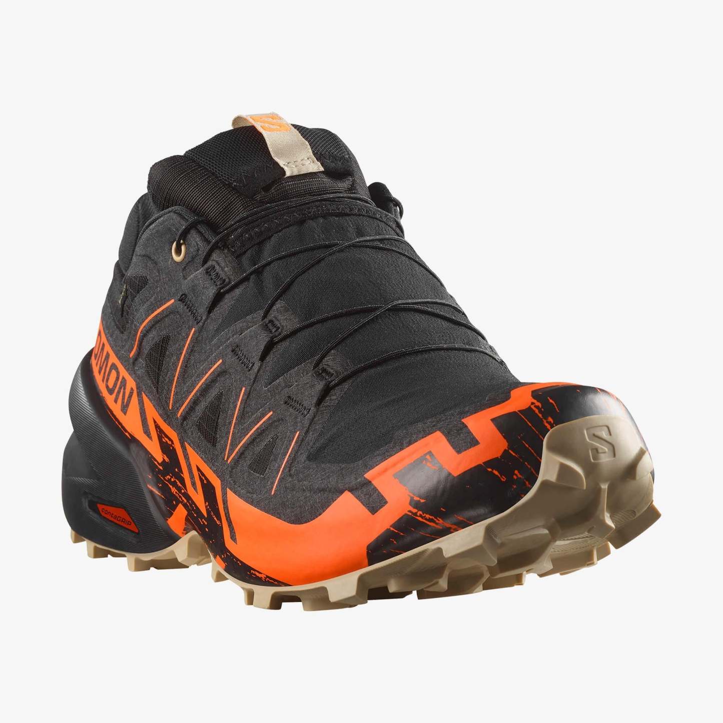 Salomon SPEEDCROSS 6 GORE-TEX Erkek Koşu Ayakkabısı Black L47584100 - Black [L47879500] - L47879500 - image 4