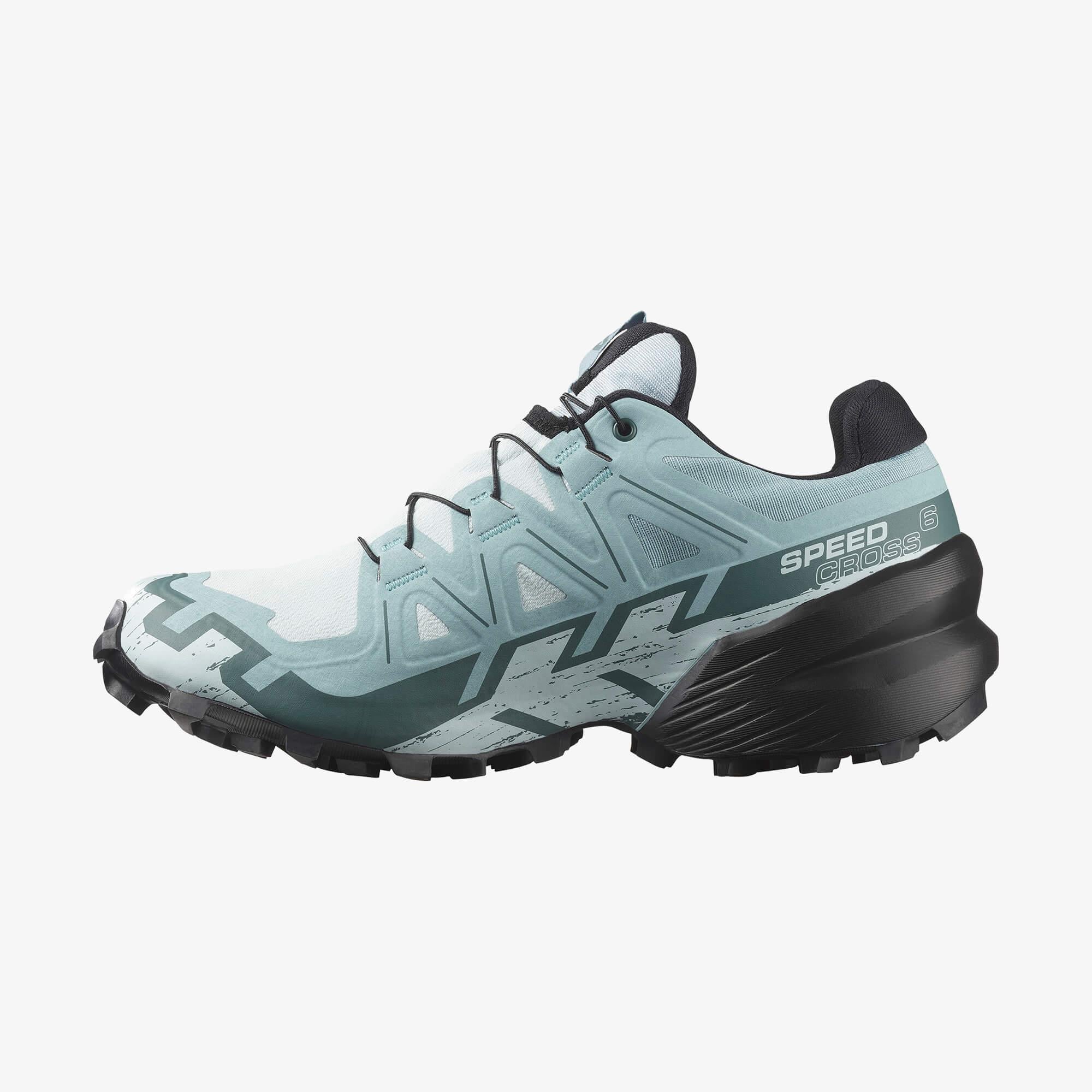 Salomon Speedcross 6 Gore-Tex Kadın Koşu Ayakkabısı - Pembe - Ballad Blue - L47880100 - image 3
