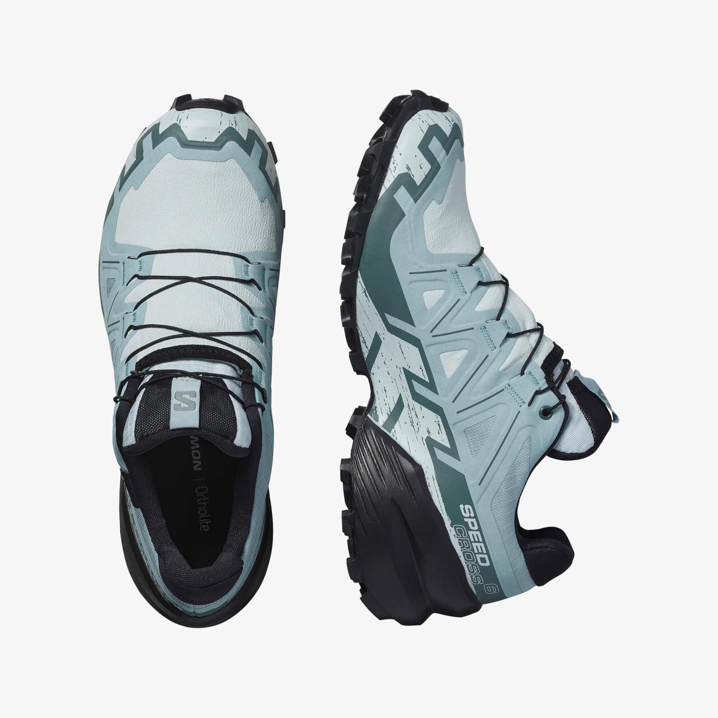 Salomon Speedcross 6 Gore-Tex Kadın Koşu Ayakkabısı - Pembe - Ballad Blue - L47880100 - image 2