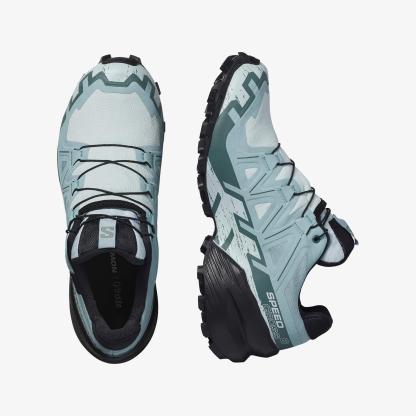 Salomon Speedcross 6 Gore-Tex Kadın Koşu Ayakkabısı - Pembe - Ballad Blue - L47880100 - image 2