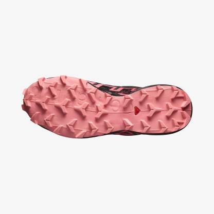 Salomon Speedcross 6 Gore-Tex Kadın Koşu Ayakkabısı - Pembe - Nine Iron - L47880400 - image 6