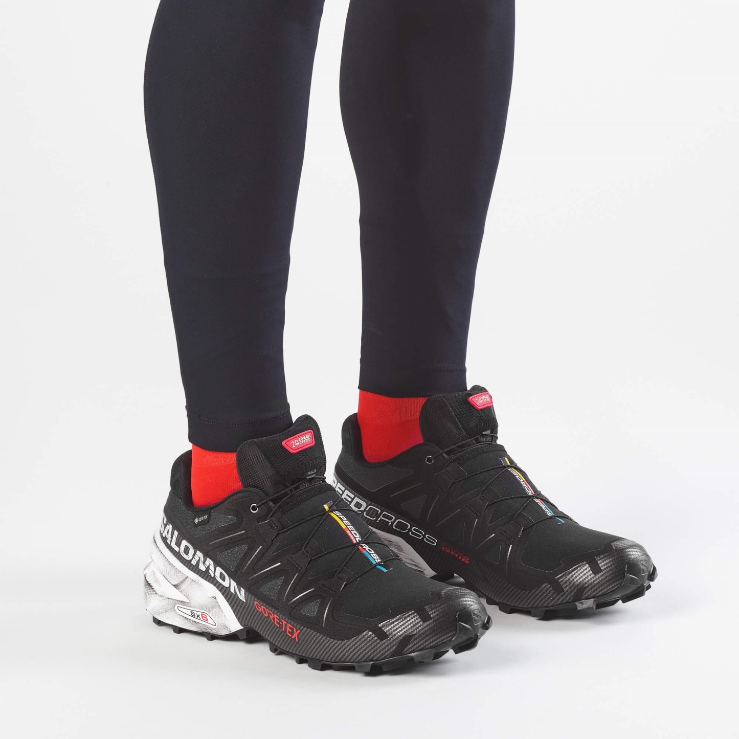 Salomon SPEEDCROSS 6 GTX 20 YEARS Unisex Koşu Ayakkabısı Black L49172600 - Black - L49172600 - image 7