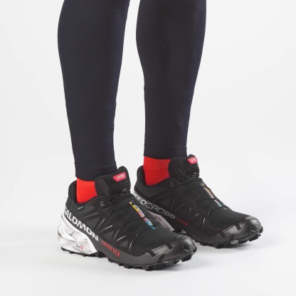 Salomon SPEEDCROSS 6 GTX 20 YEARS Unisex Koşu Ayakkabısı Black L49172600 - Black - L49172600 - image 7