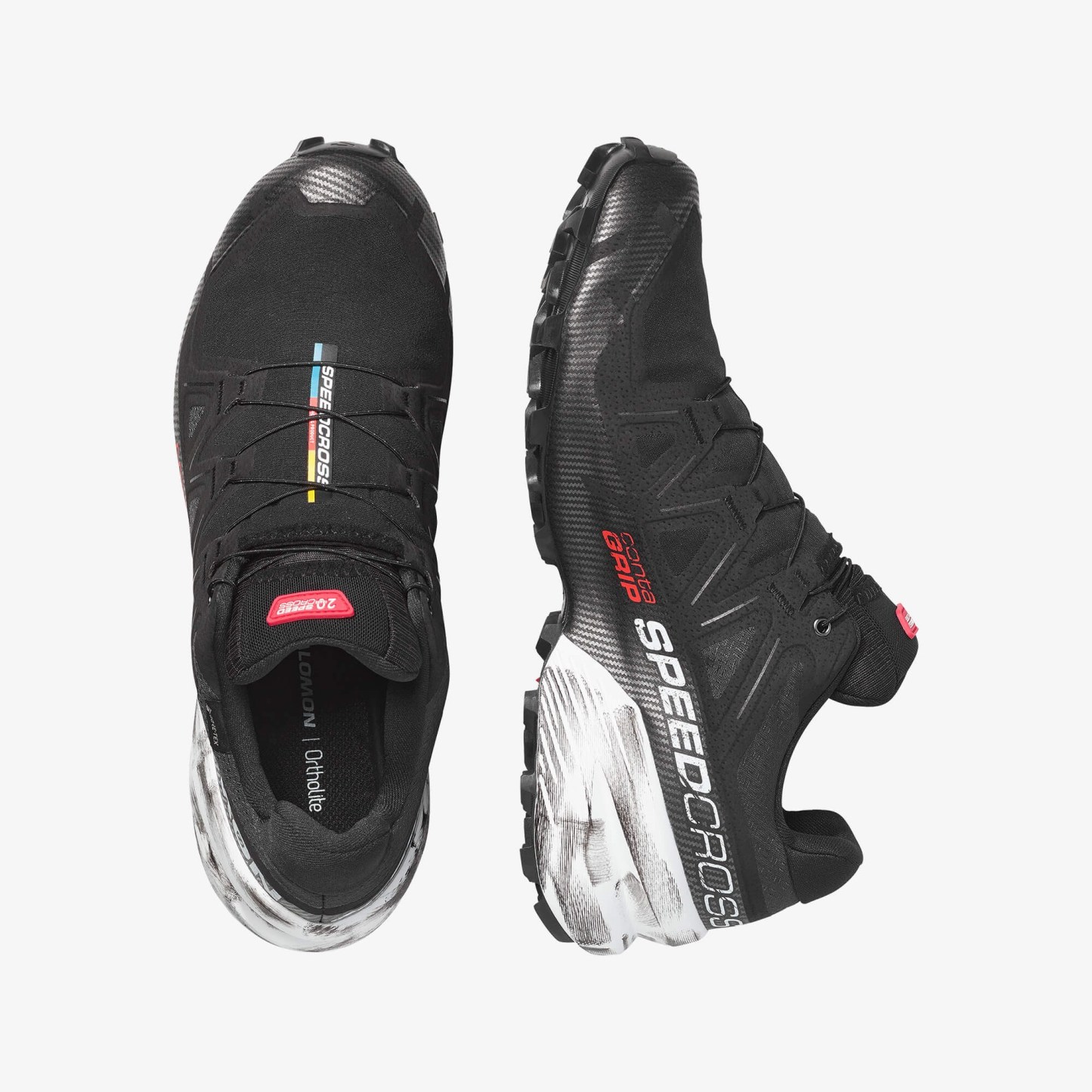 Salomon SPEEDCROSS 6 GTX 20 YEARS Unisex Koşu Ayakkabısı Black L49172600 - Black - L49172600 - image 2