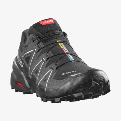 Salomon SPEEDCROSS 6 GTX 20 YEARS Q1 Unisex Koşu Ayakkabısı Black L49159000 - Black - L49159000 - image 3
