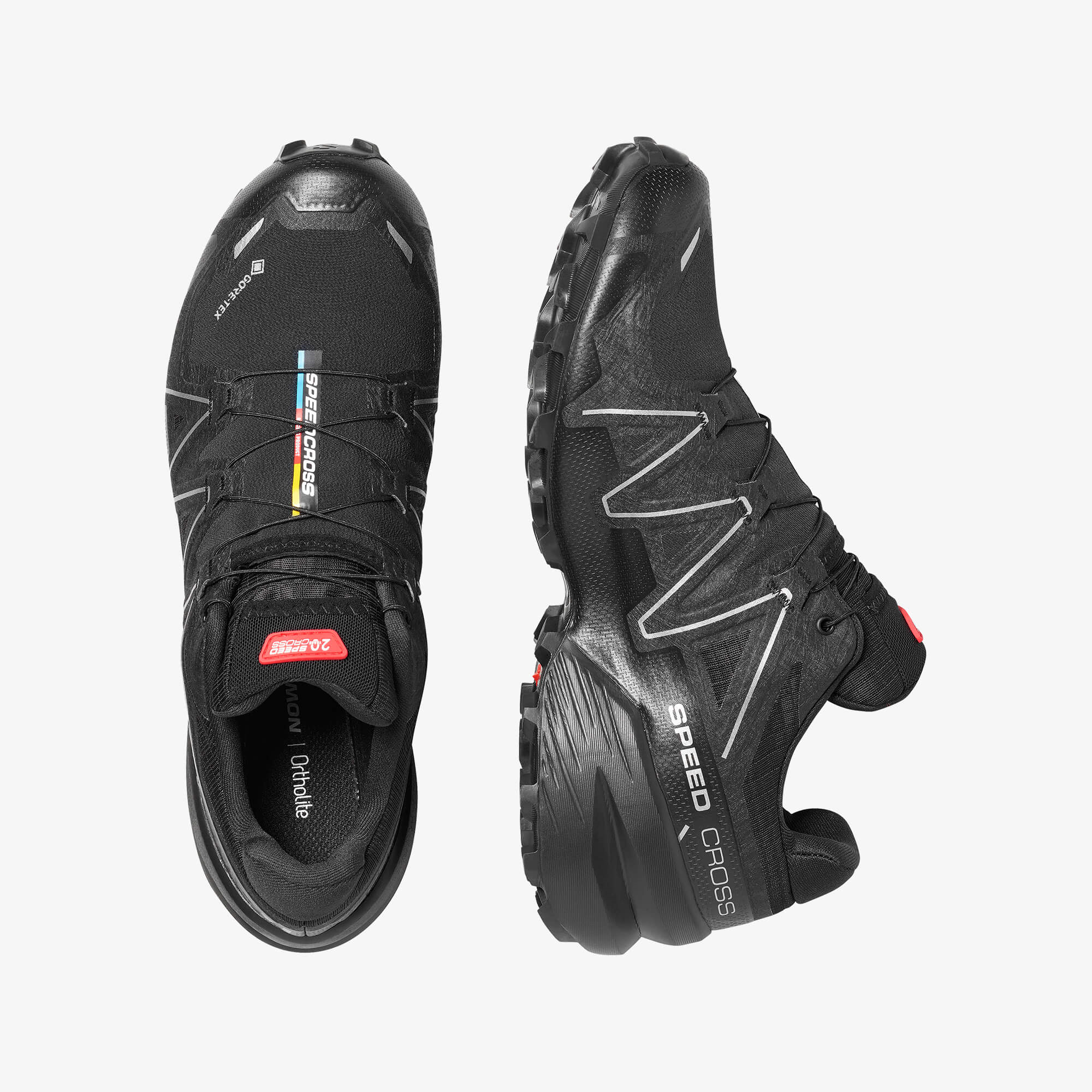 Salomon SPEEDCROSS 6 GTX 20 YEARS Q1 Unisex Koşu Ayakkabısı Black L49159000 - Black - L49159000 - image 2