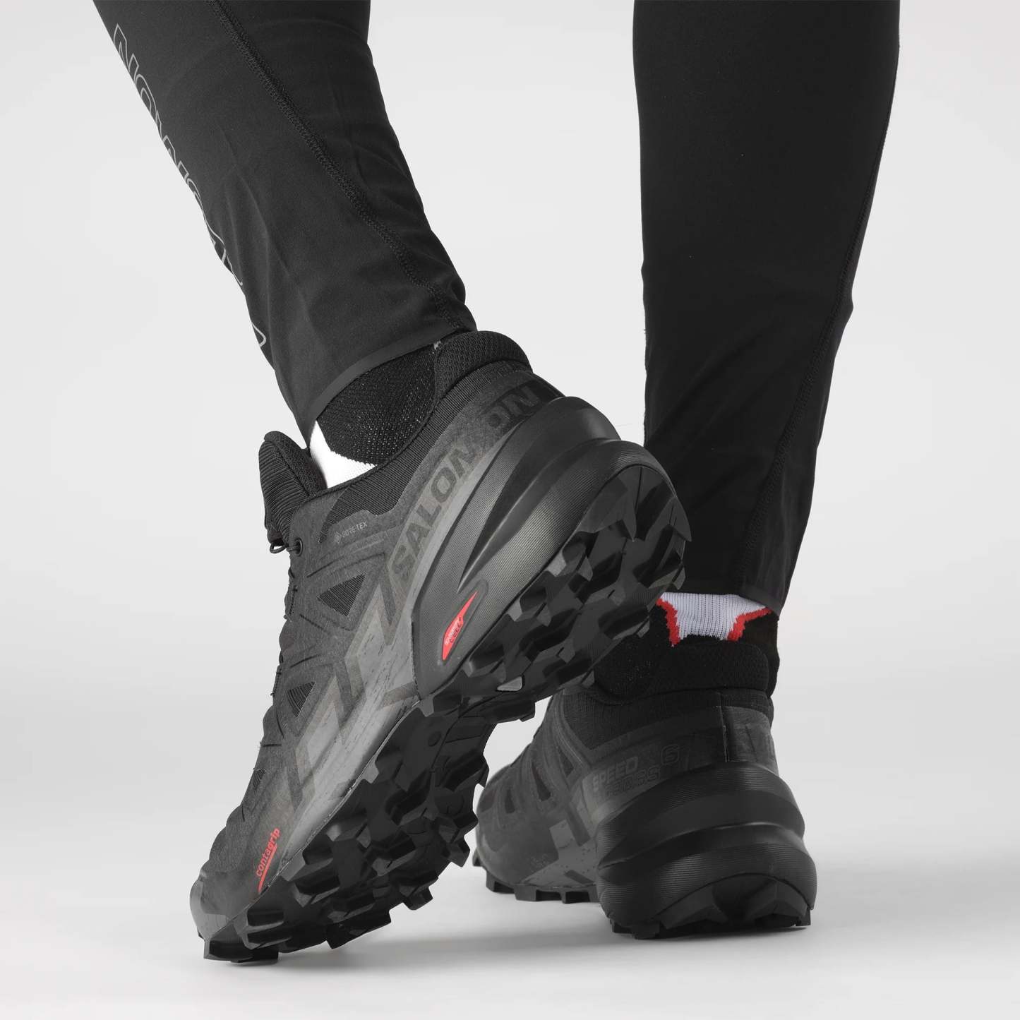 Salomon SPEEDCROSS 6 GORE-TEX Erkek Koşu Ayakkabısı Poseidon L47764900 - Siyah [L41738600] - L41738600 - image 6