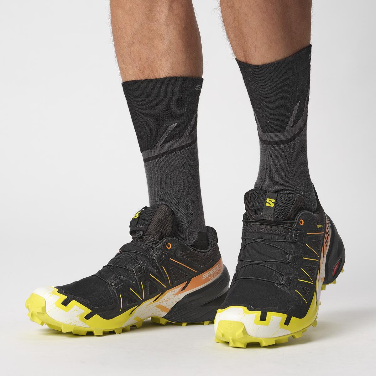 Salomon SPEEDCROSS 6 GORE-TEX Erkek Koşu Ayakkabısı Black L47584100 - Siyah [L47465400] - L47465400 - image 7