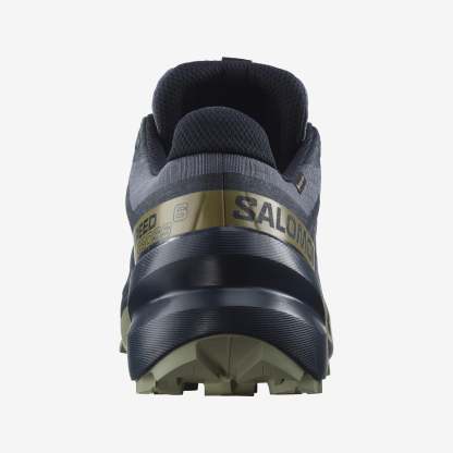 Salomon SPEEDCROSS 6 GORE-TEX Erkek Koşu Ayakkabısı Poseidon L47764900 - Mavi - L47465500 - image 5