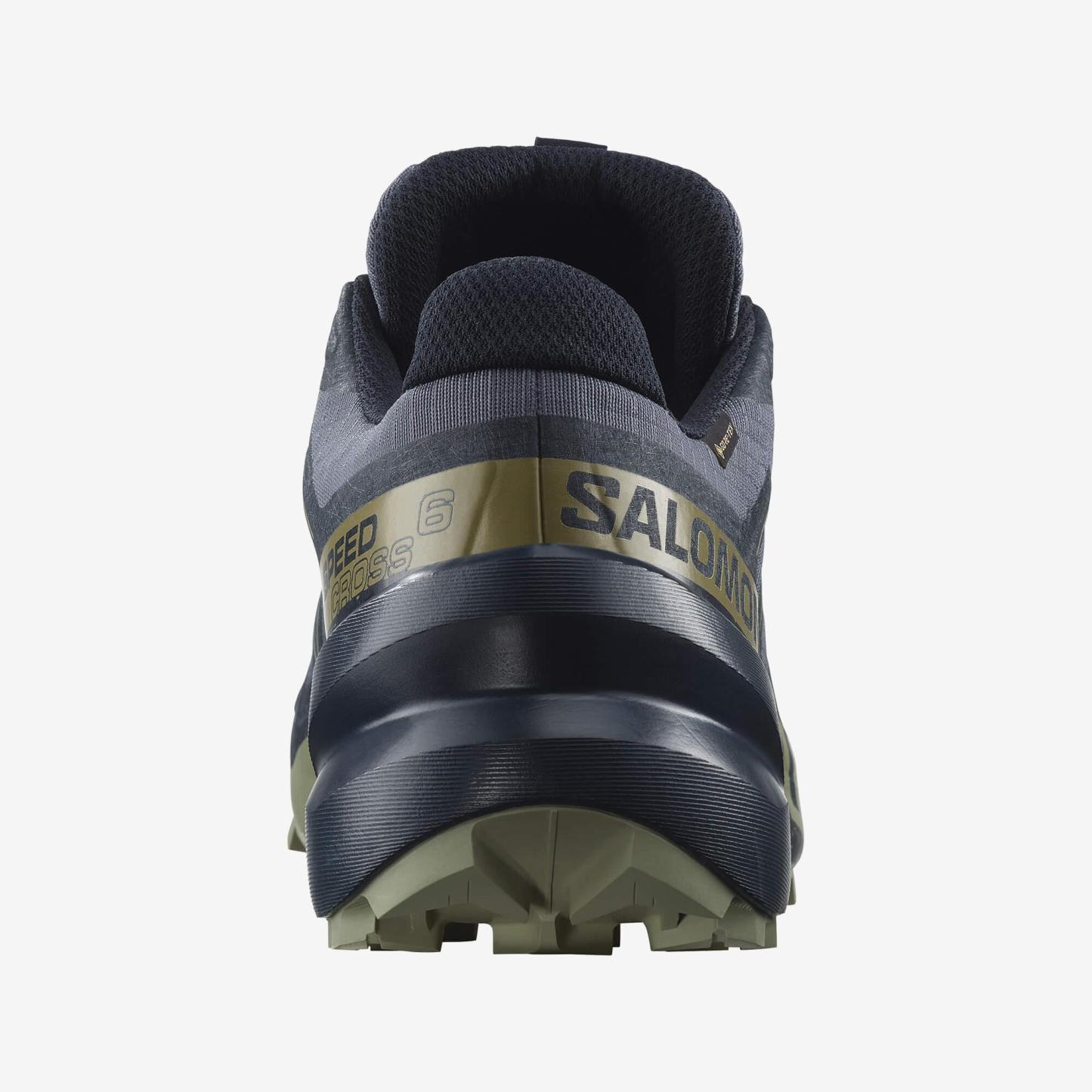 Salomon SPEEDCROSS 6 GORE-TEX Erkek Koşu Ayakkabısı Black L47584100 - Mavi - L47465500 - image 5
