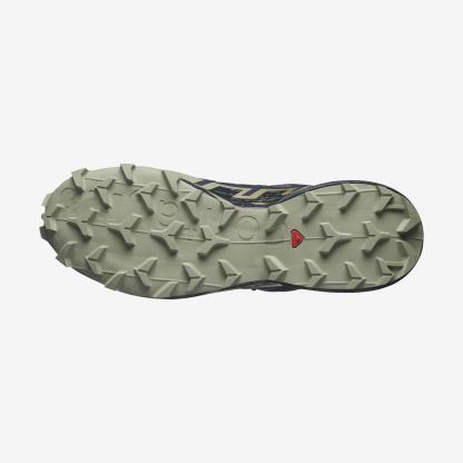 Salomon SPEEDCROSS 6 GORE-TEX Erkek Koşu Ayakkabısı Black L47584100 - Mavi - L47465500 - image 4