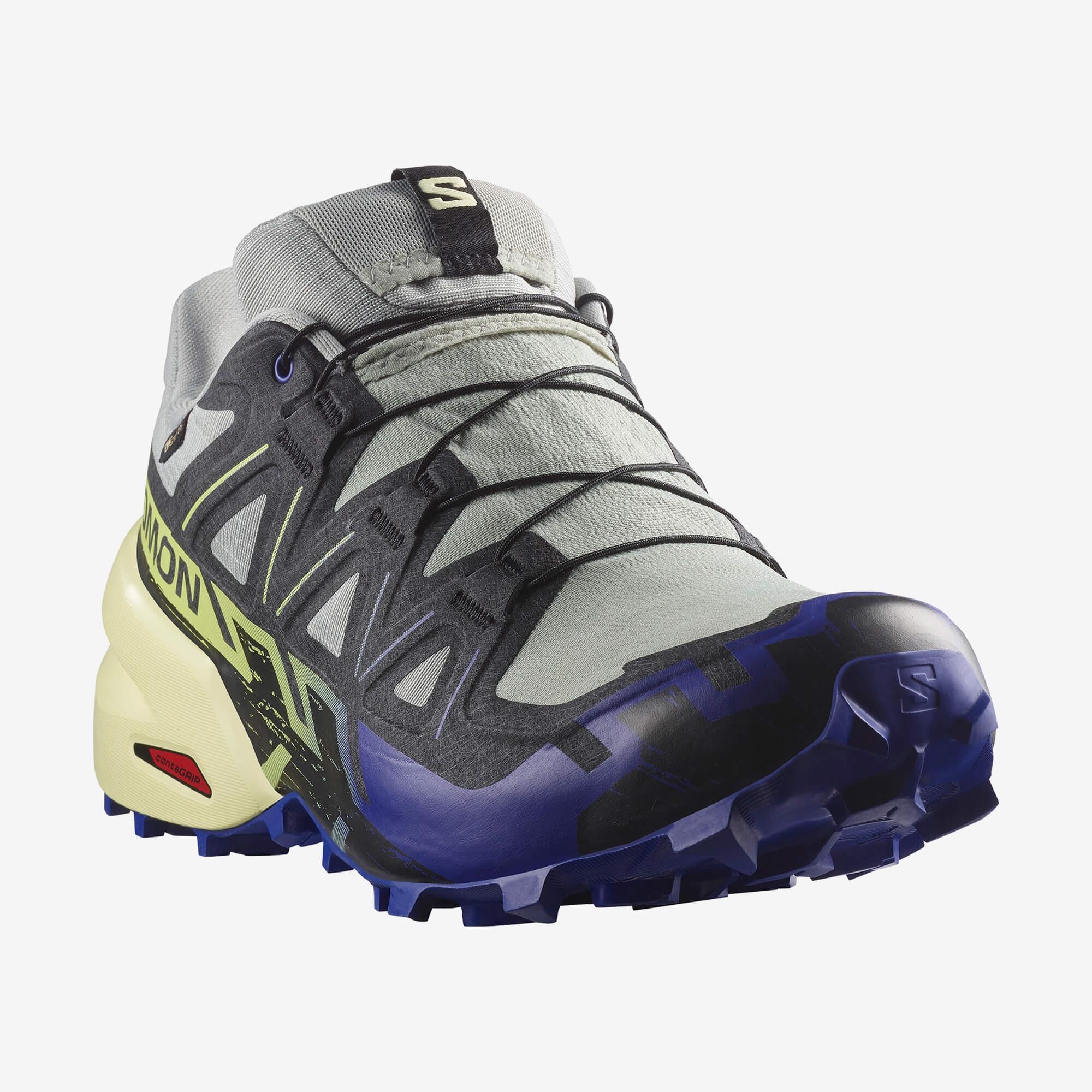 Salomon SPEEDCROSS 6 GORE-TEX Erkek Koşu Ayakkabısı Black L47584100 - Beyaz - L47584000 - image 6