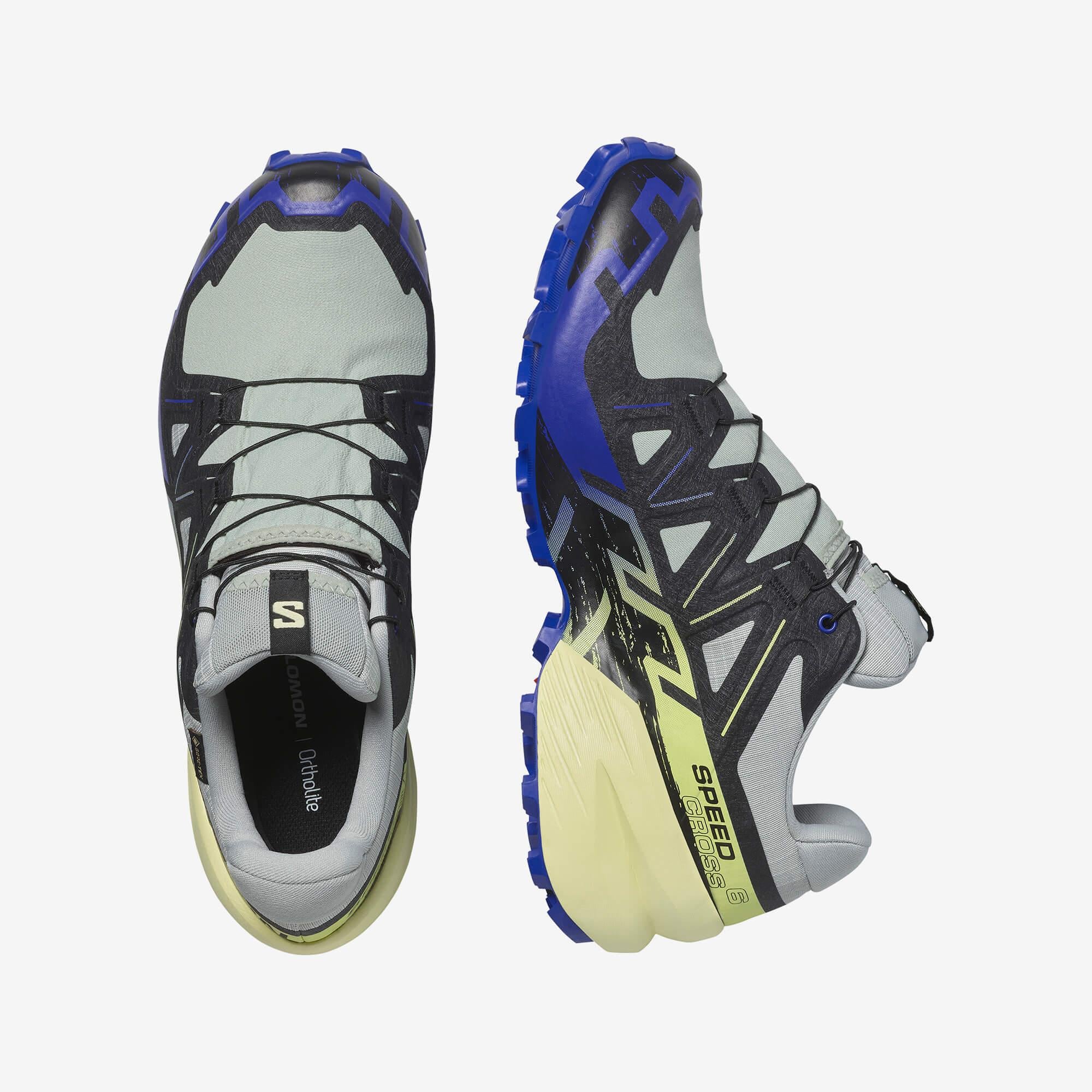 Salomon SPEEDCROSS 6 GORE-TEX Erkek Koşu Ayakkabısı Poseidon L47764900 - Beyaz - L47584000 - image 2