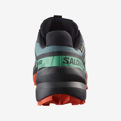Salomon SPEEDCROSS 6 GORE-TEX Erkek Koşu Ayakkabısı Black L47584100 - Yeşil - L47701300 - image 5