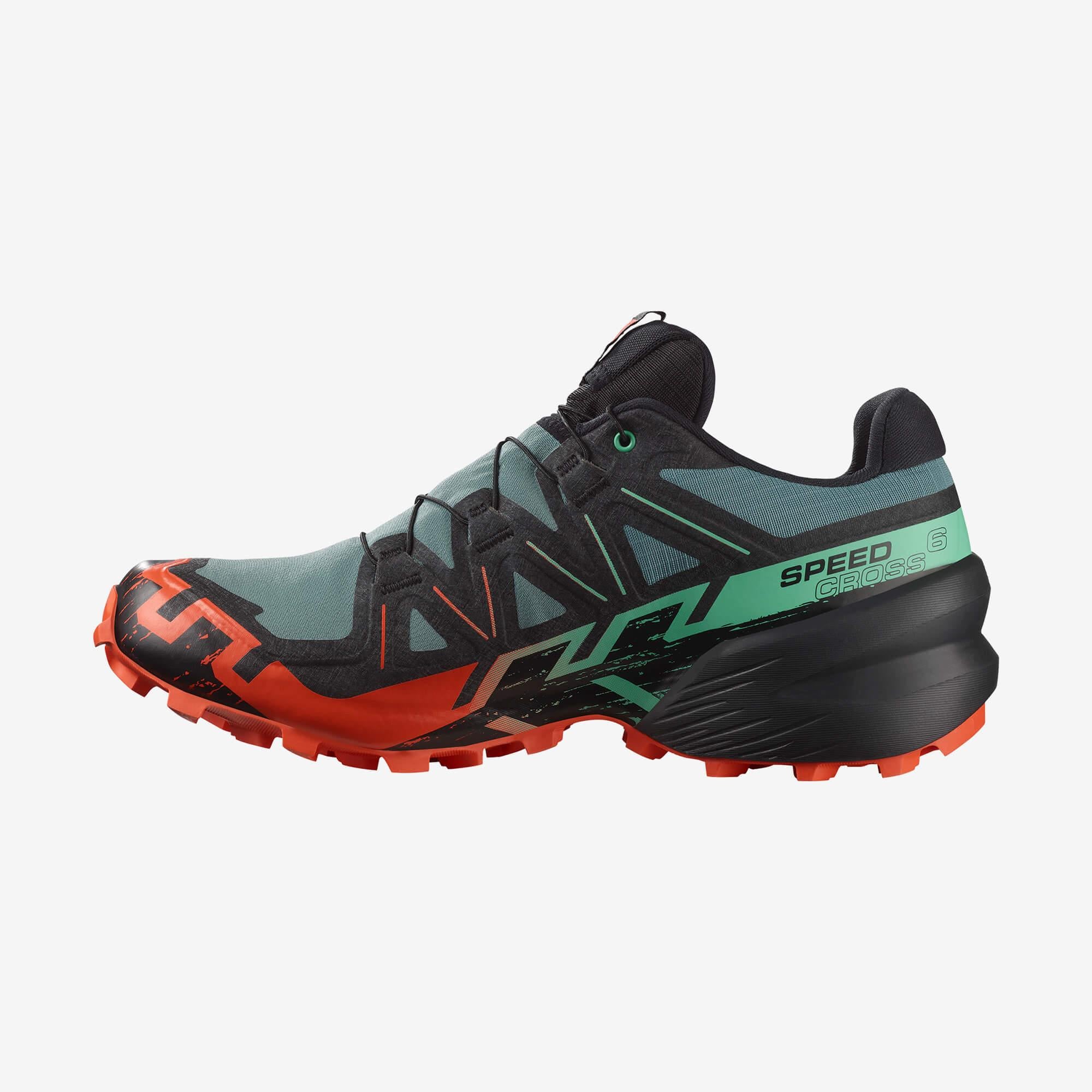 Salomon SPEEDCROSS 6 GORE-TEX Erkek Koşu Ayakkabısı Poseidon L47764900 - Yeşil - L47701300 - image 3