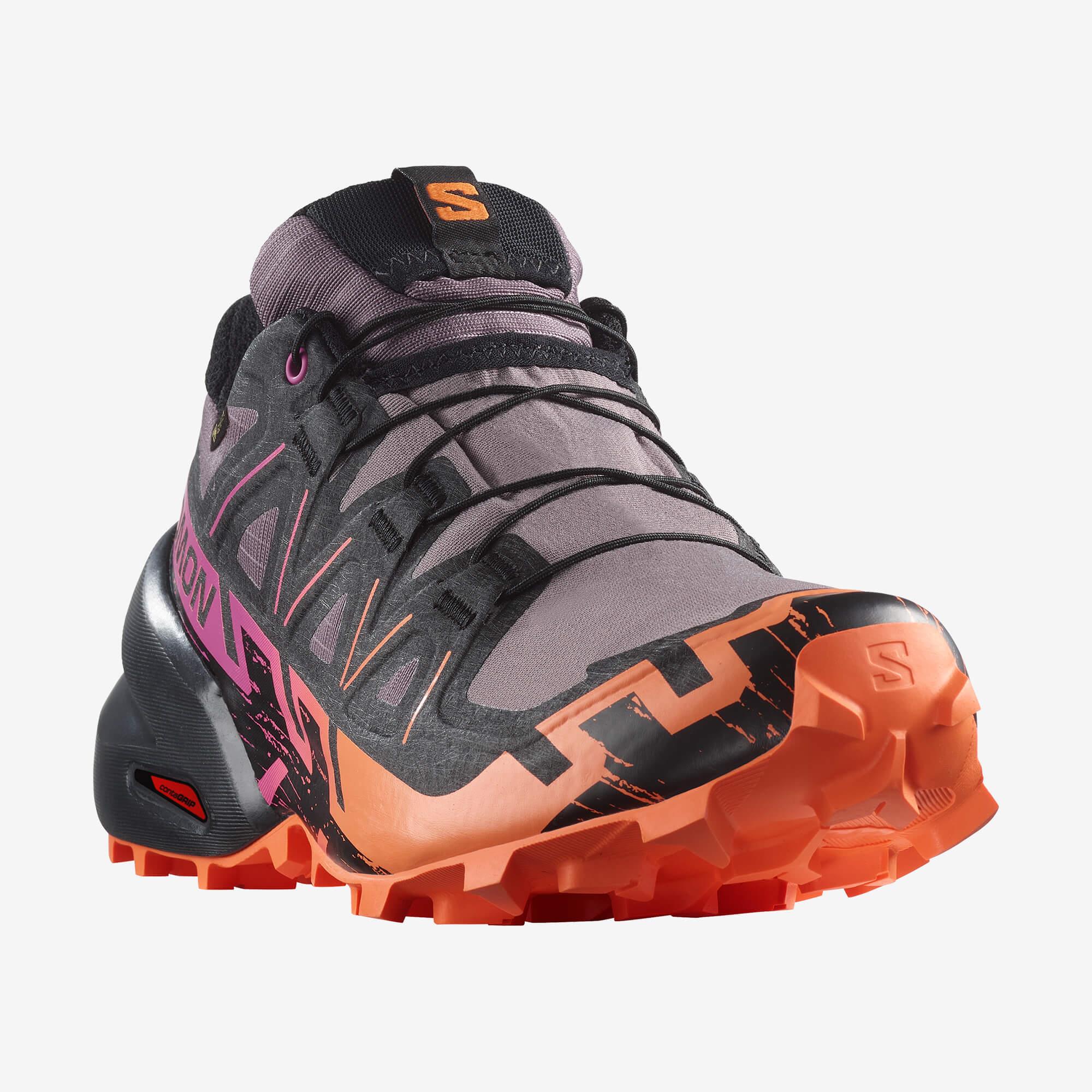 Salomon SPEEDCROSS 6 GORE-TEX Kadın Koşu Ayakkabısı Ballad Blue L47880100 - Pembe - L47465700 - image 5